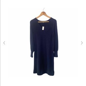 Talbots Navy V Neck Merino Wool Sweater Dress
•Brand: Talbots.